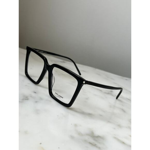 NEW Saint Laurent SL474 Opt Black Square Frames - Picture 7 of 9